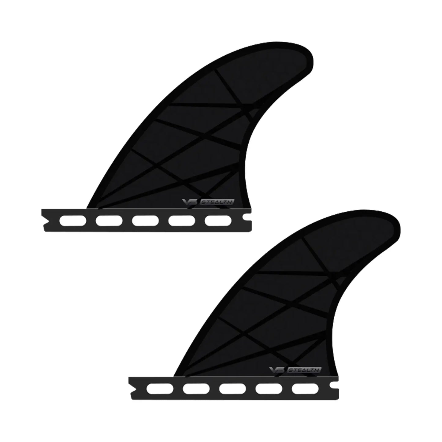 Vessel Rear Quad Fins - Stealth 4"