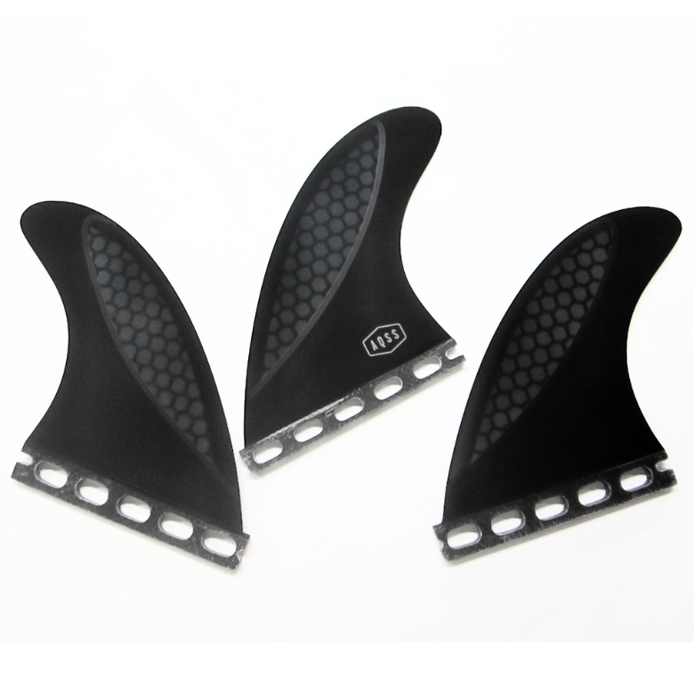 AQSS Thruster Set - Black Honeycomb Carbon Single Tab