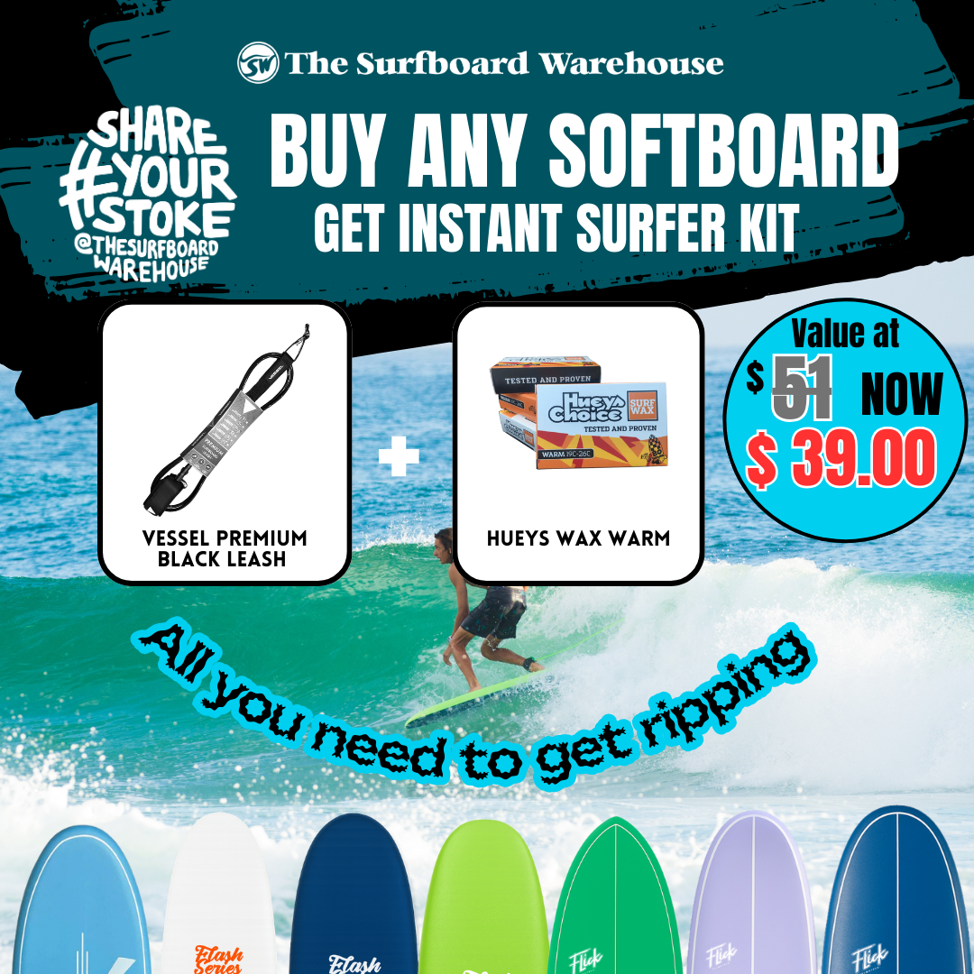 Buy Any Softboard Get Instant Surfer Kit For Size 9.0~9.1 Boards
