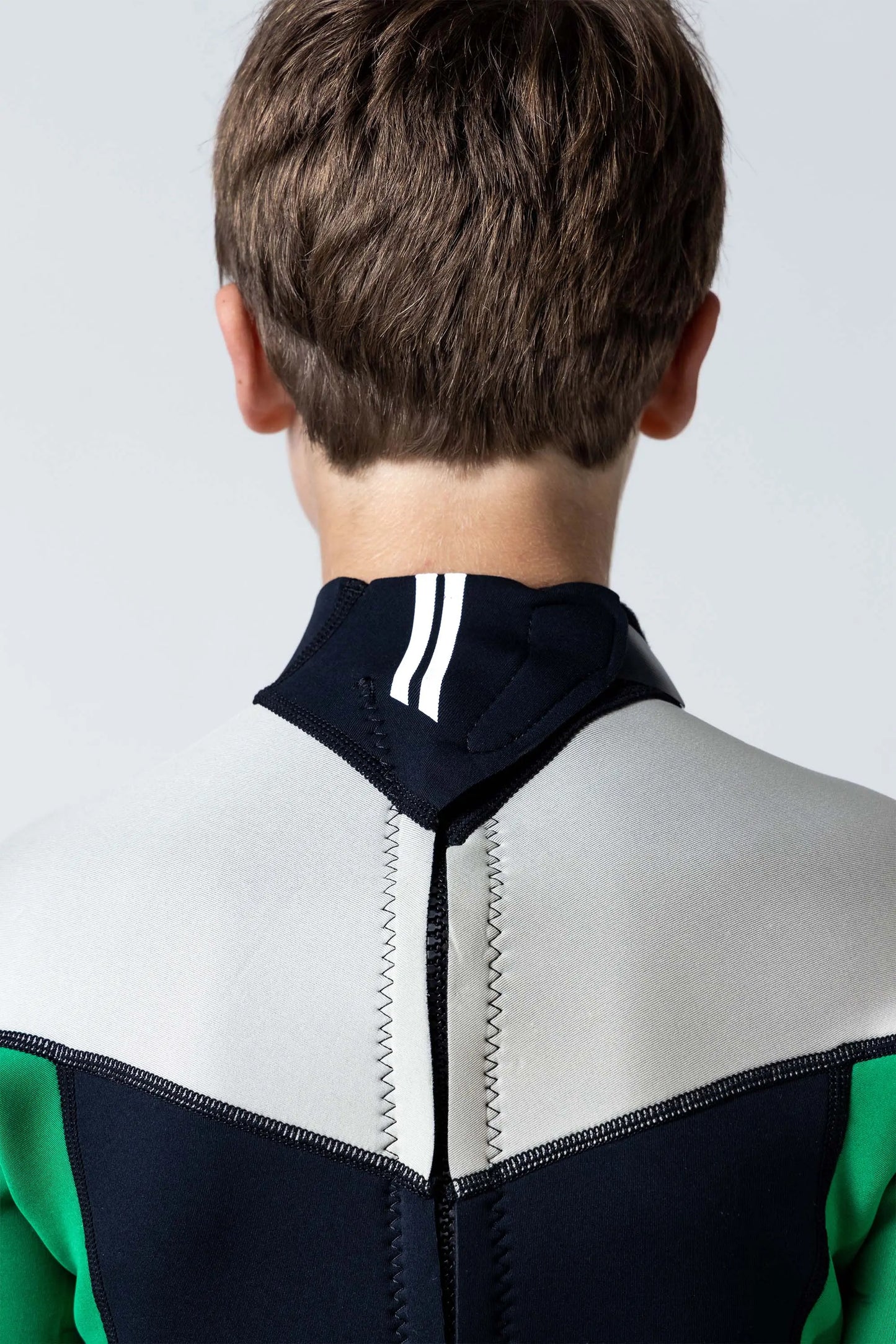 Classic Youth 2/2 Back Zip Springsuit - Green