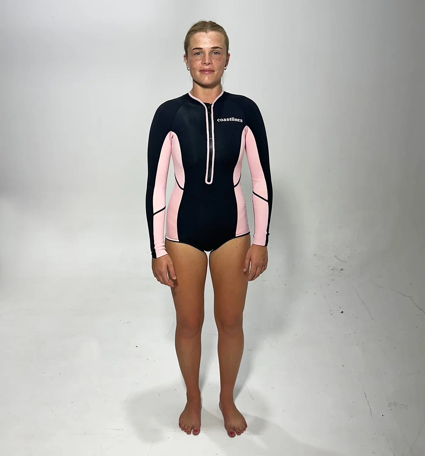 Classic Girls 2/2 Front Zip Long Sleeve Springsuit - Pink – The