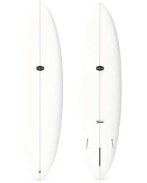 Middie - Midlength Surfboards Clear White