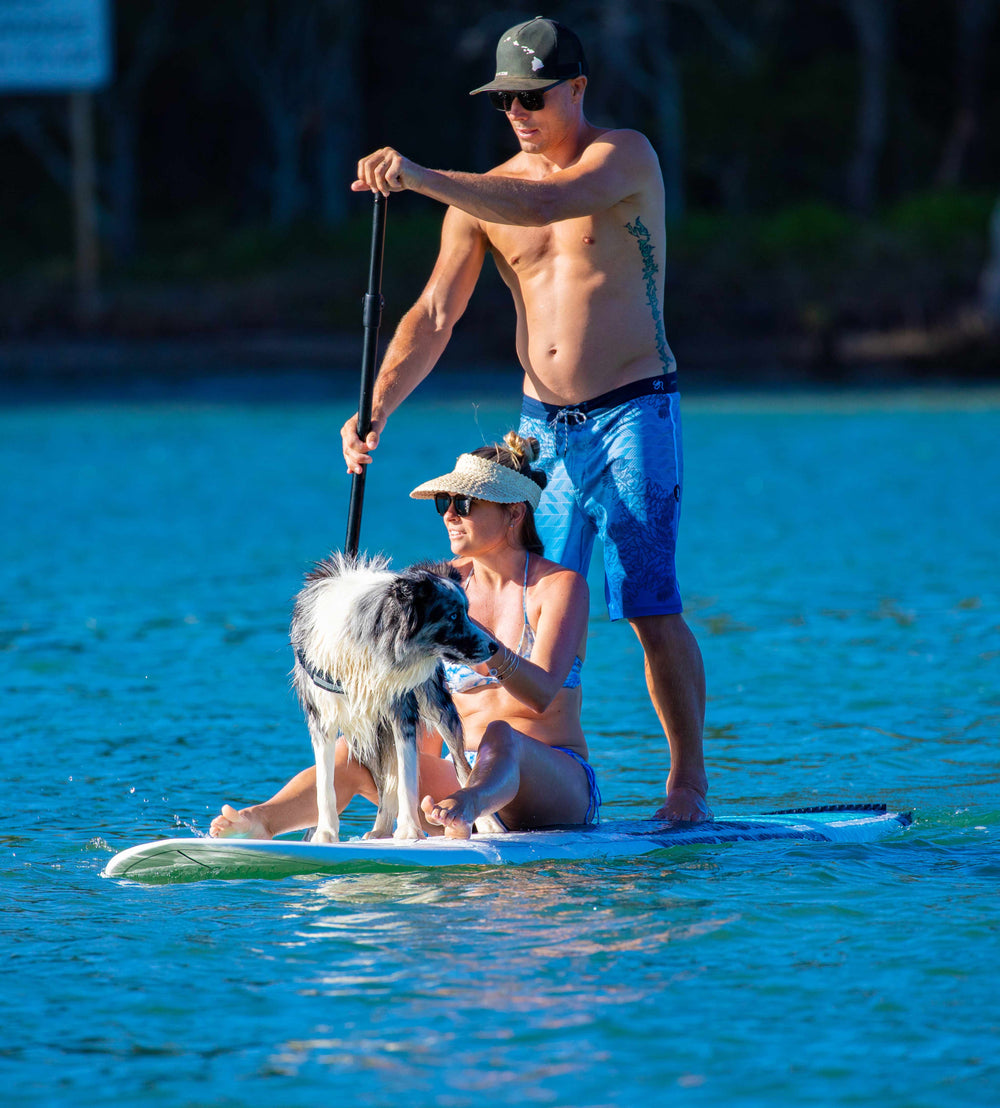 Sublime Stand Up Paddleboard - White/Blue 10'6
