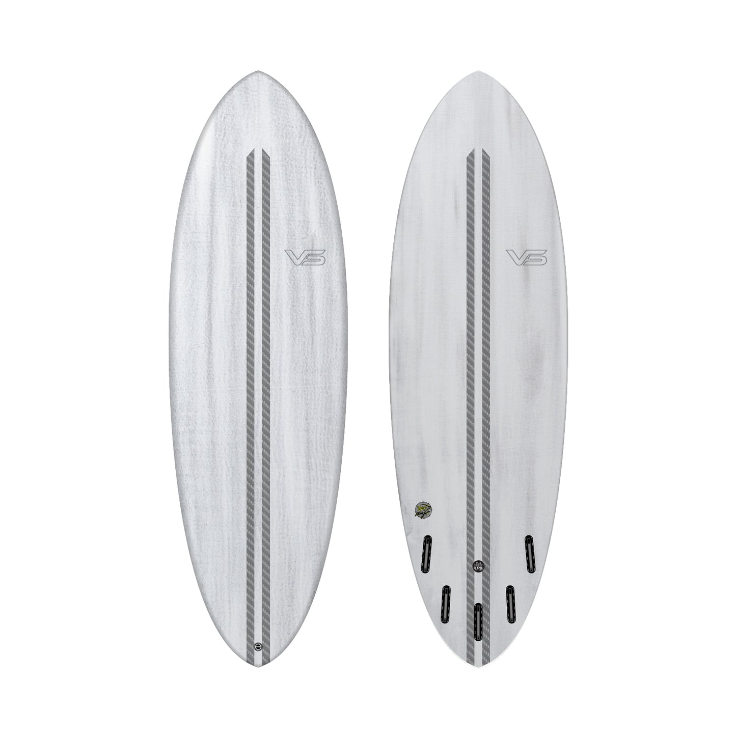 Tajen Hybrid Shortboard - Brushed Carbon