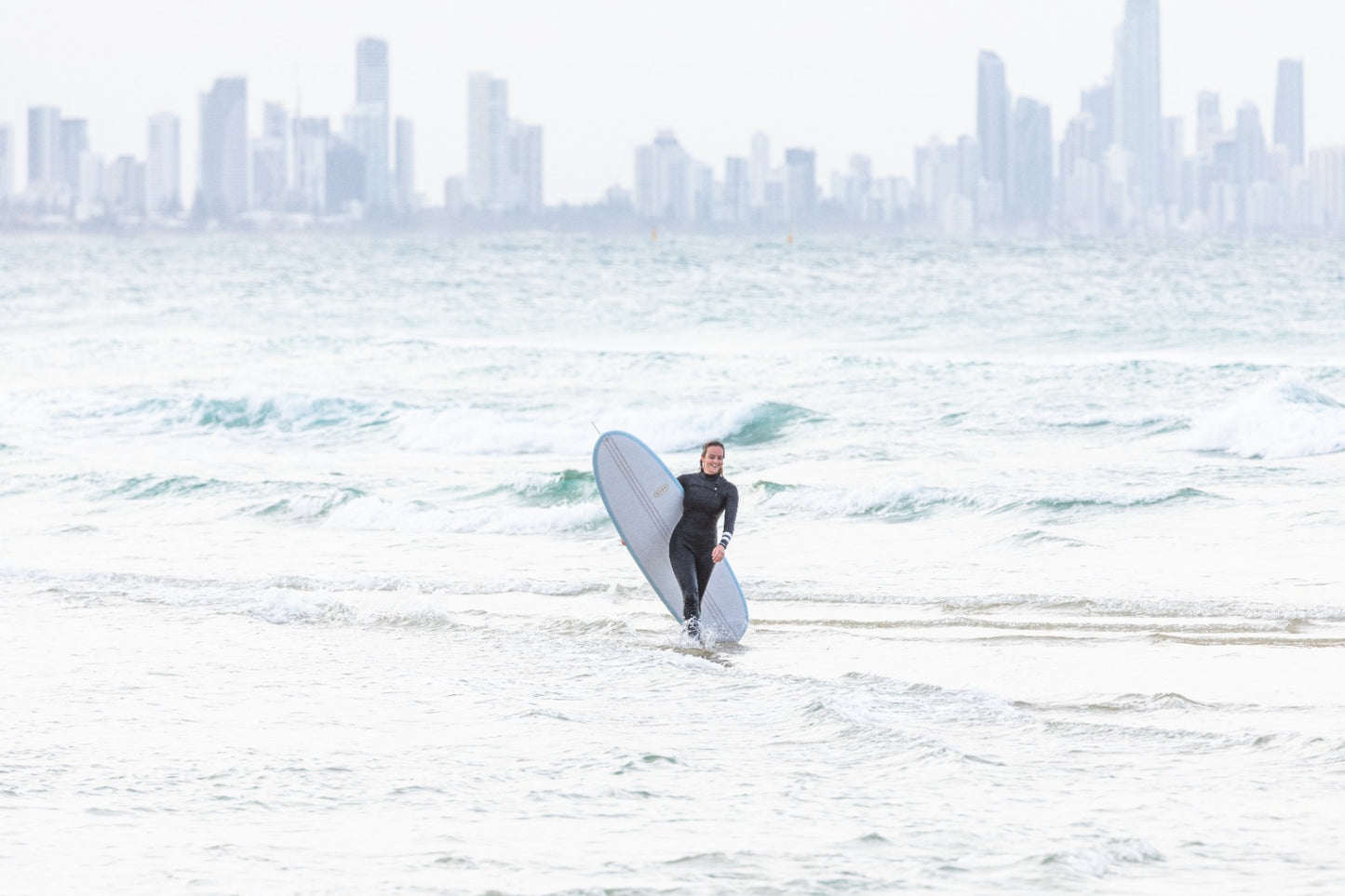 Blue Moon Longboard by Rachael Tilly Surfboards