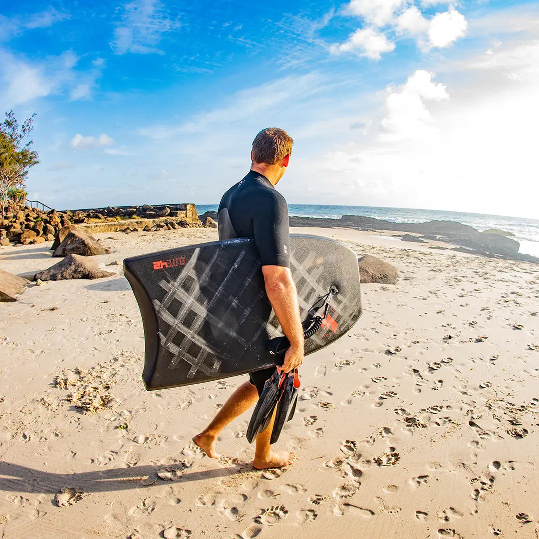 Bom Bora Bodyboard - Elite - Black/Orange 42"