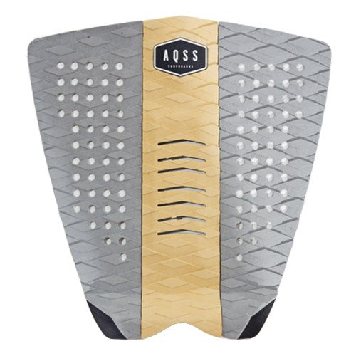 AQSS - GREY/BROWN VERTICAL STRIPE 3 PIECE TRACTION PAD
