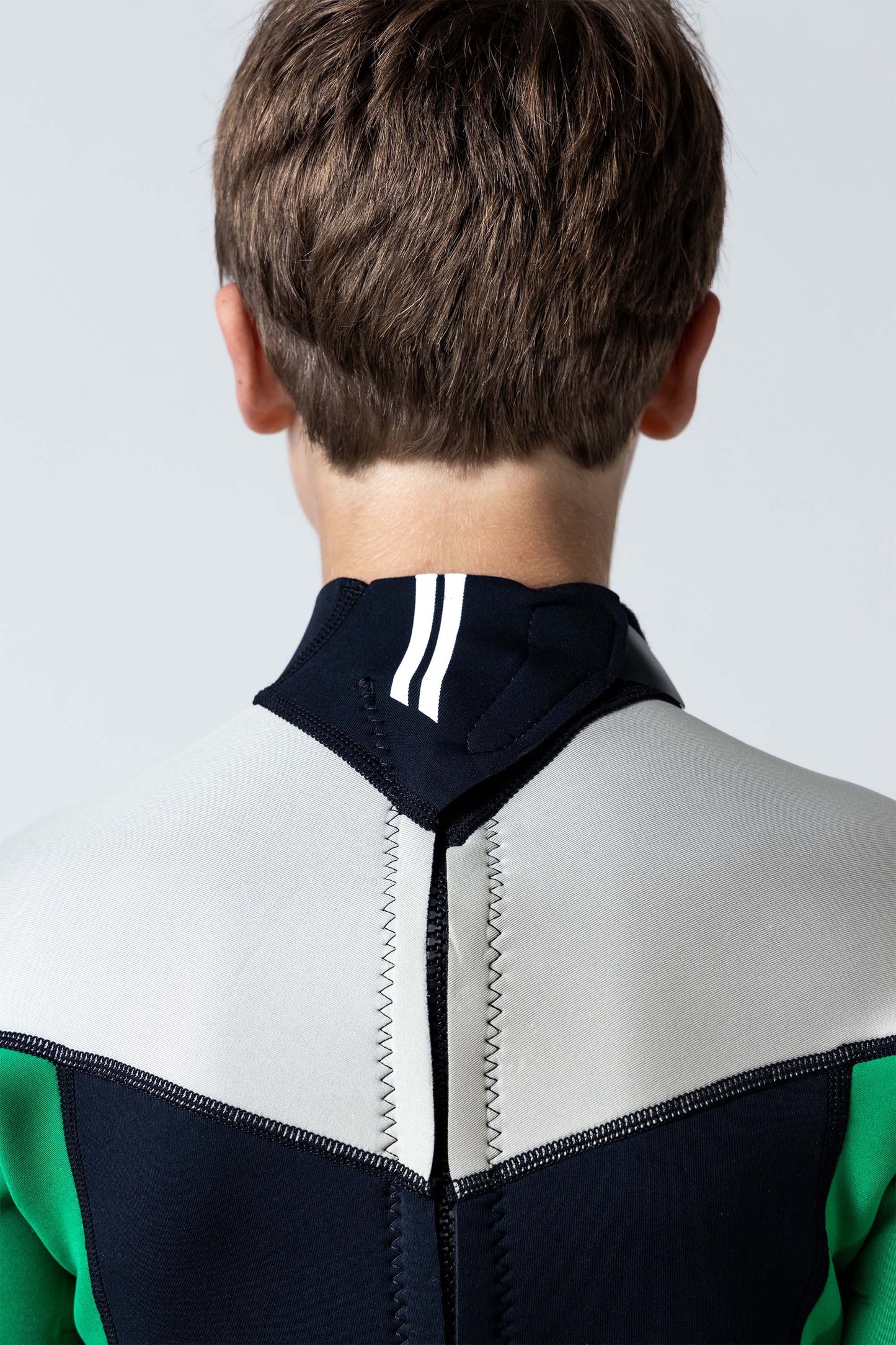 Classic Youth 2/2 Back Zip Springsuit - Green