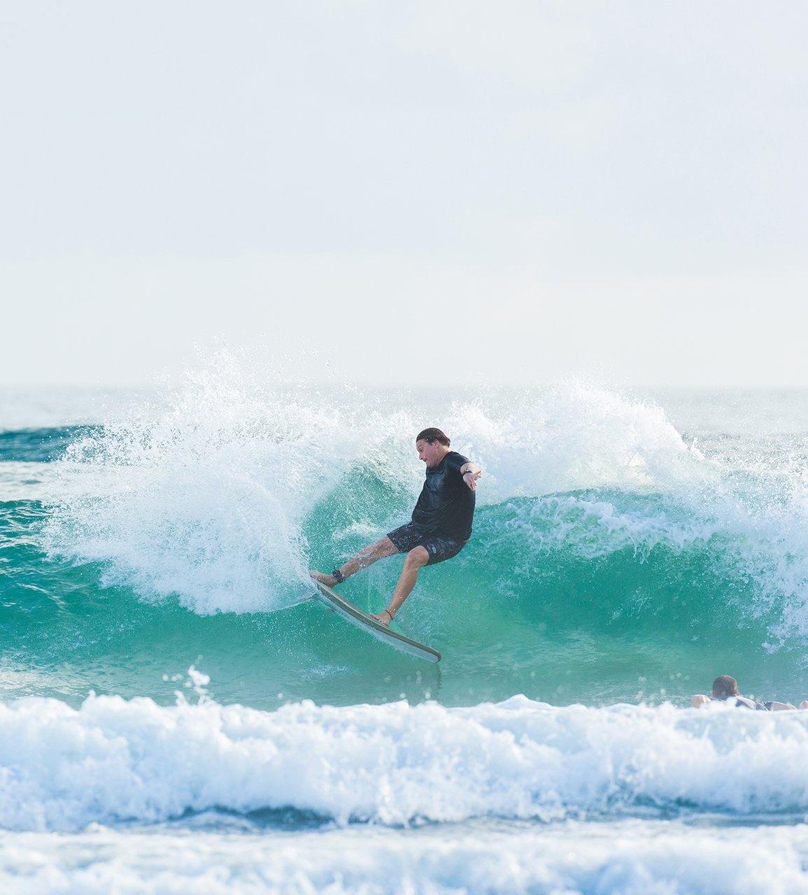 Bom Bora Kids Softboard - 5'7 Olive Green