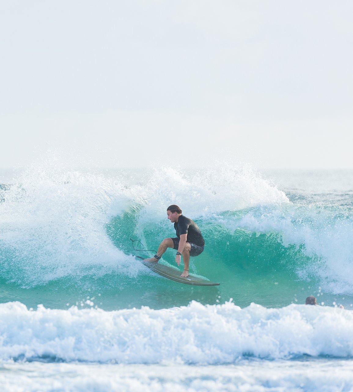 Bom Bora Kids Softboard - 5'7 Olive Green