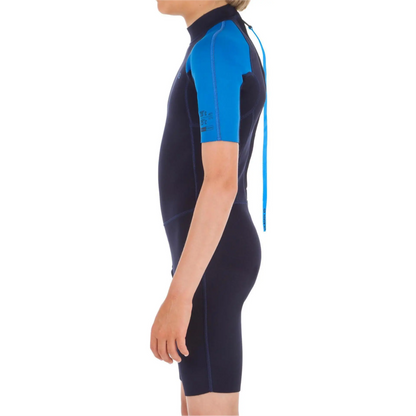 Olaian Surf Shorty Kids Wetsuit - blue