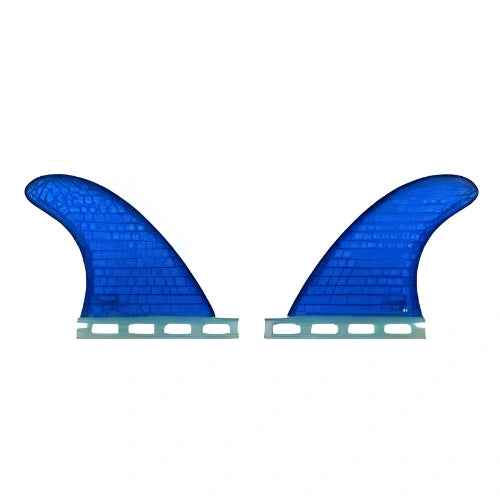 AQSS Quad Rear Fins - Blue Honeycomb Single Tab