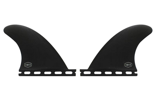AQSS Midnight Single Tab Rear Quad (2 Fins) Set