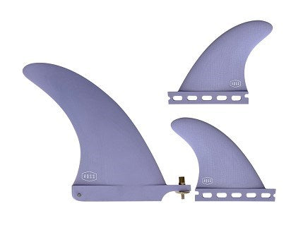 AQSS 2+1 Fin Set - Violet 7" + Single Tab 4"