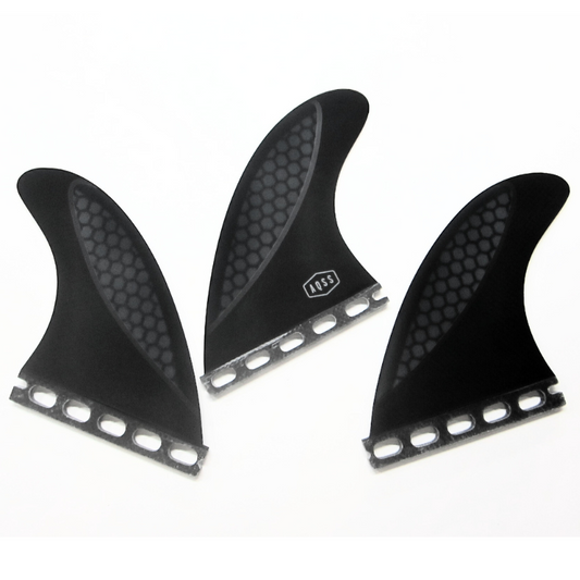 AQSS Single Tab Thruster Set - Black Honeycomb Carbon