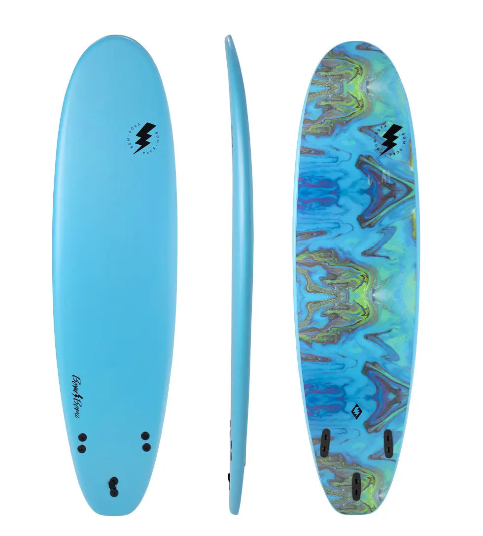 Bom Bora Softboard - Blue Swirl 7.0