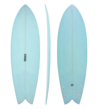 Hendrx Retro Fish - Arctic Blue Surfboard
