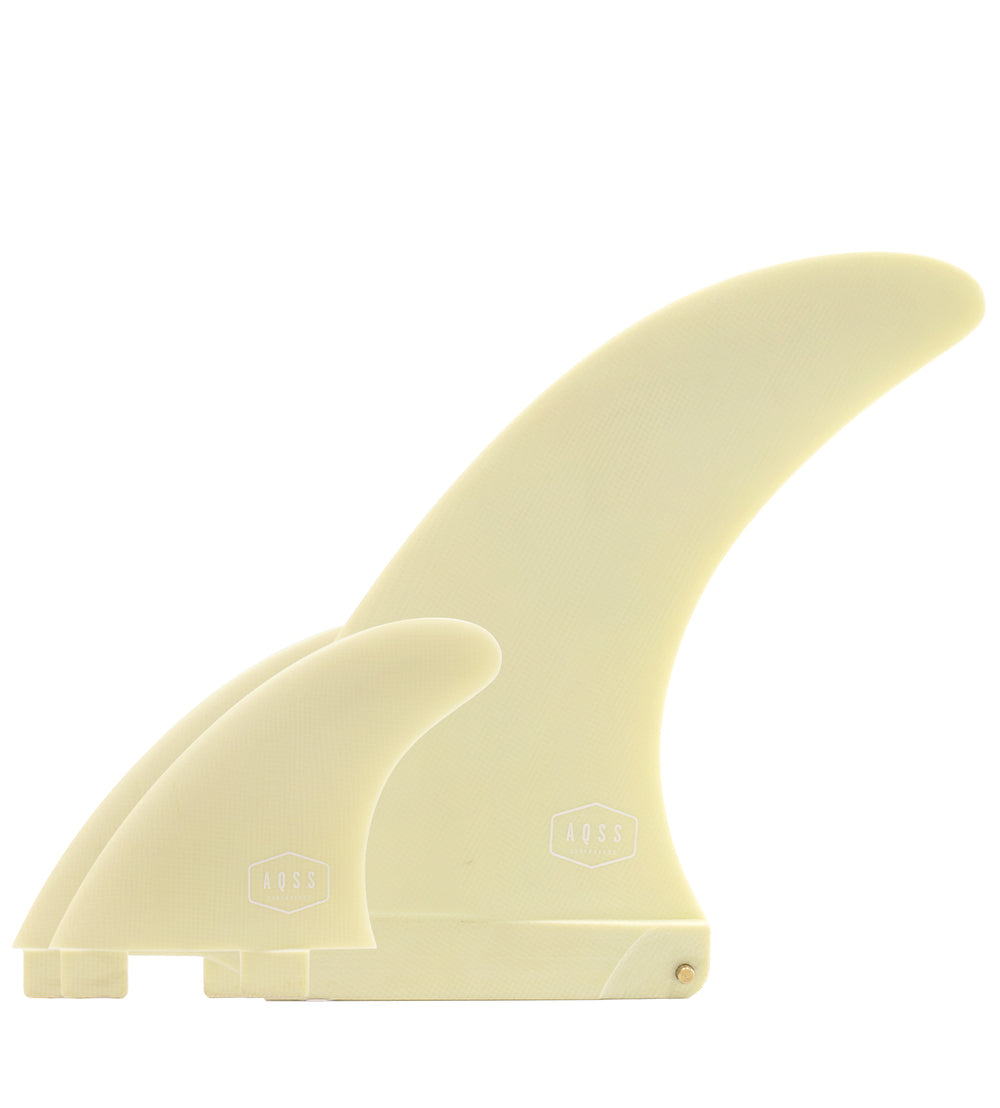 AQSS Twin Tab 8" fins 2+1 set - Beige