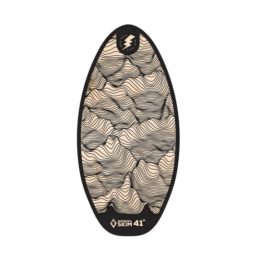 Bom Bora Skimboard - Wood - Wave Lines 41"