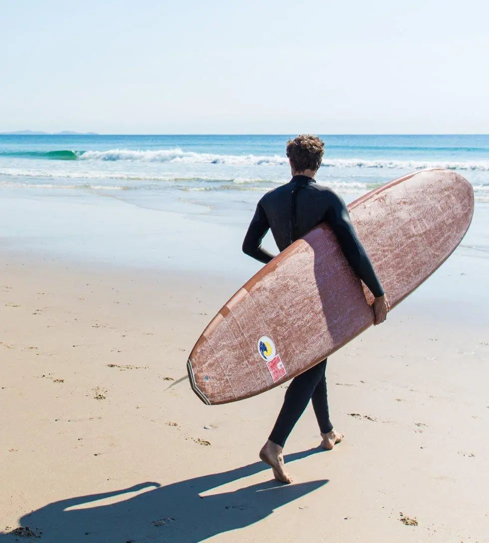 Bronze Whaler Longboard by Beau Young - Gold Surfboard