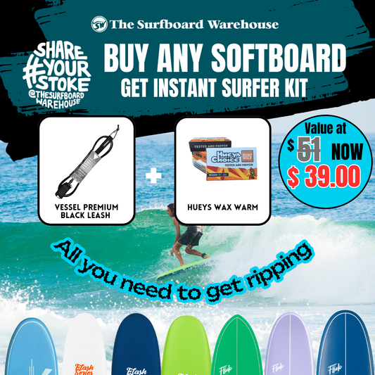 Buy Any Softboard Get Instant Surfer Kit For Size 9.0~9.1 Boards