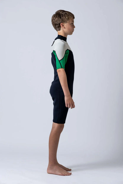 Classic Youth 2/2 Back Zip Springsuit - Green