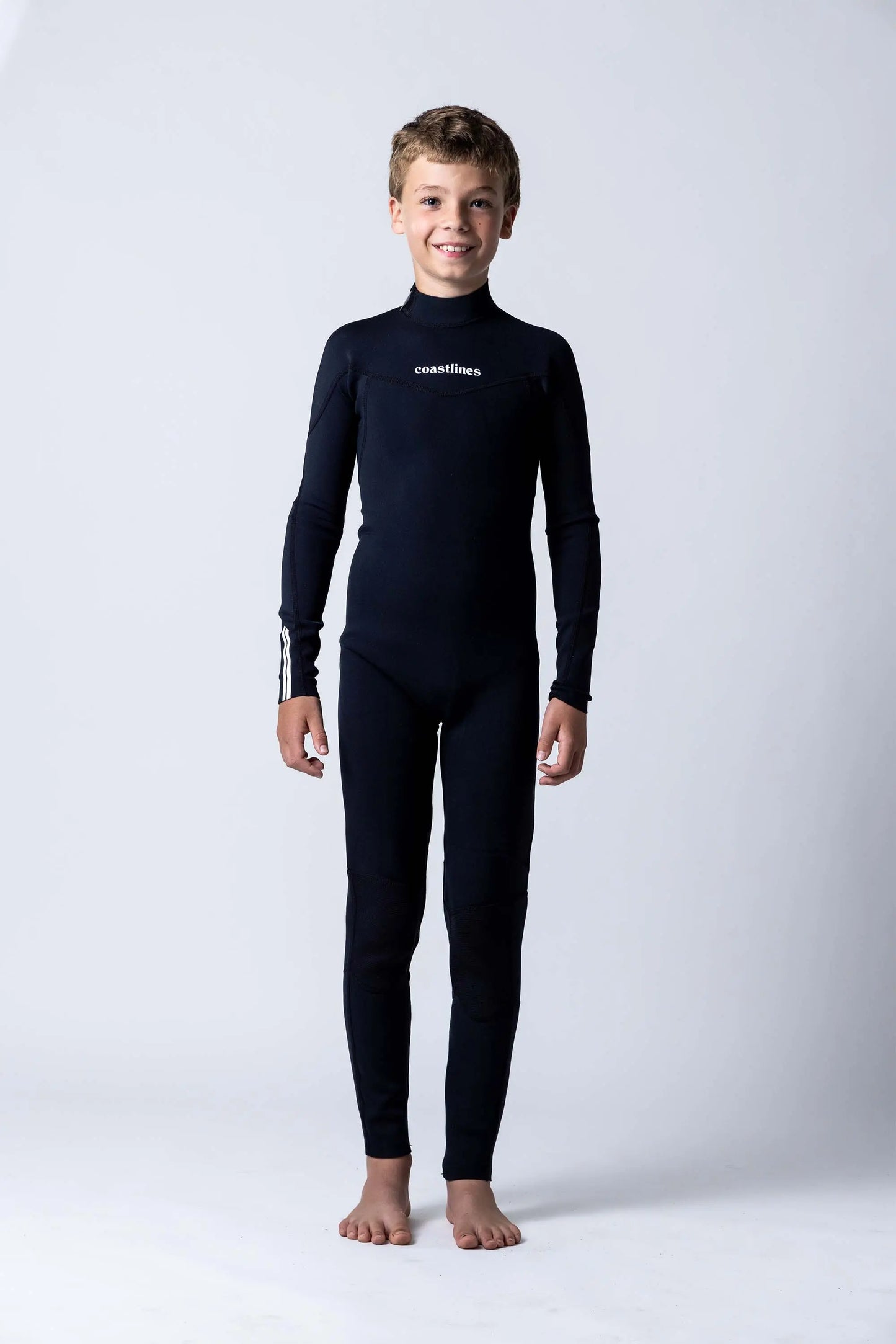Classic Youth 3/2 Back Zip Steamer - Black
