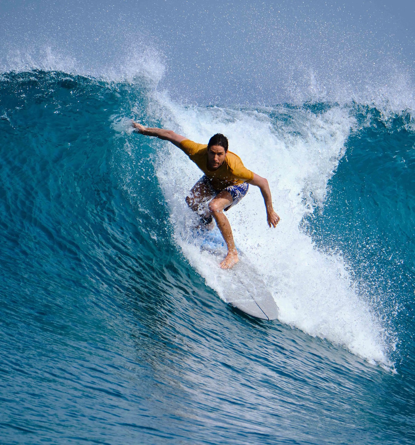 AQSS Carbon Jet 2.0 EPS Funboard by Beau Young - White Carbon Surfboard