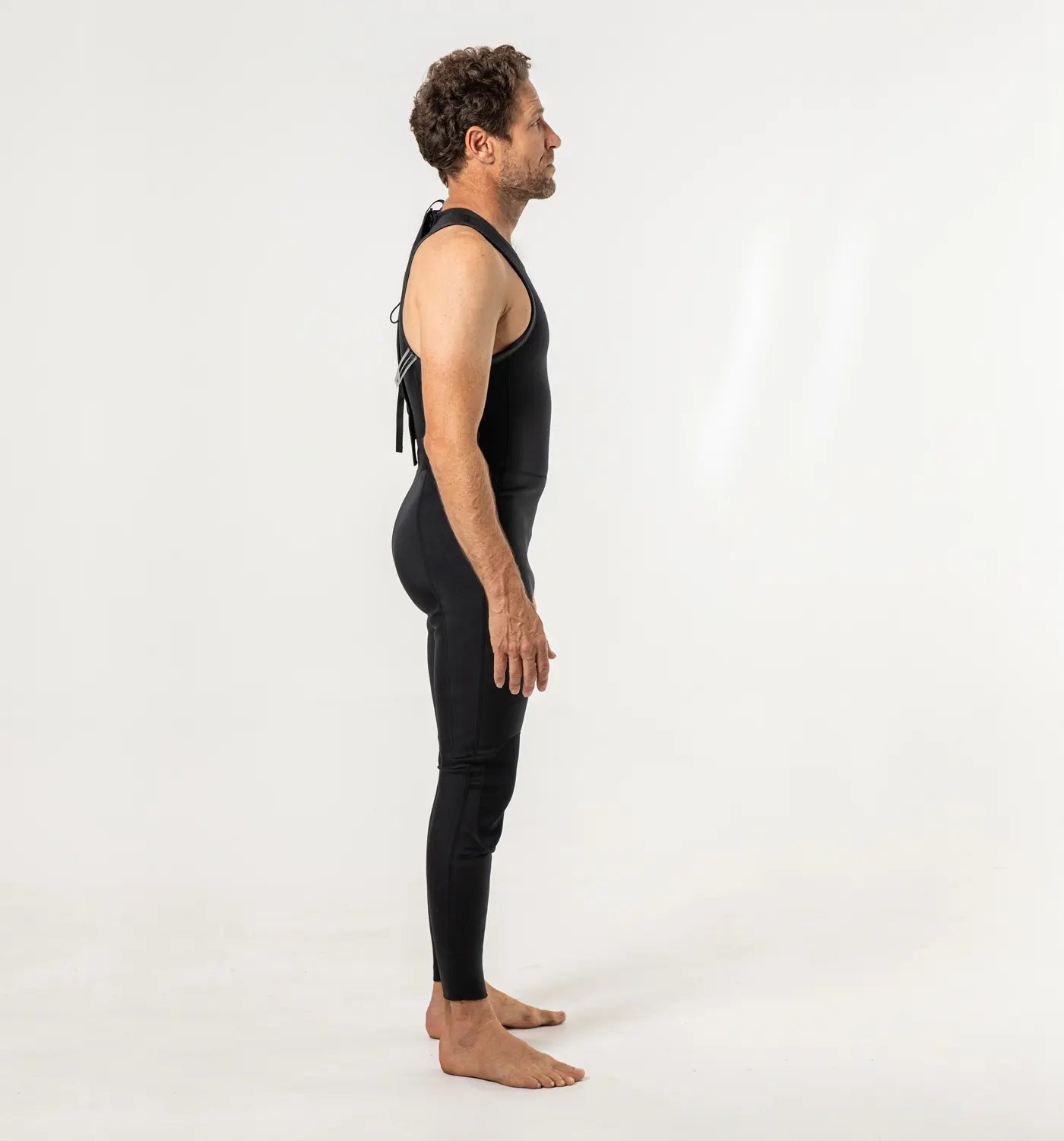 Classic Mens 2/2 Backzip Long John