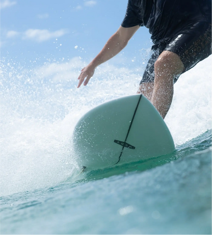 AQSS Day Dreamer Mid Fish - Clear White Surfboard