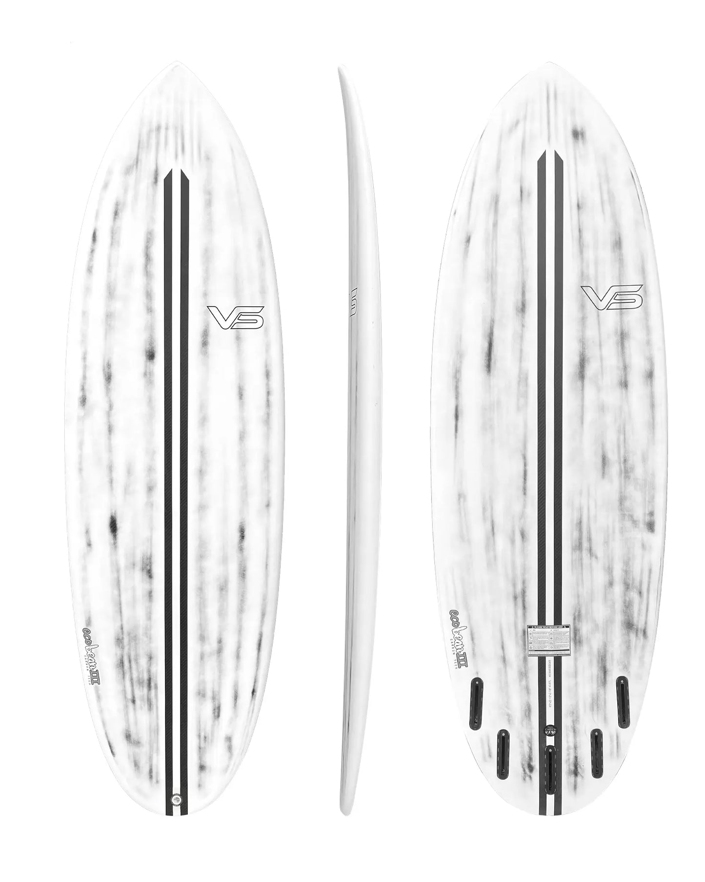 Eco Bean III - Brushed Carbon Surfboard