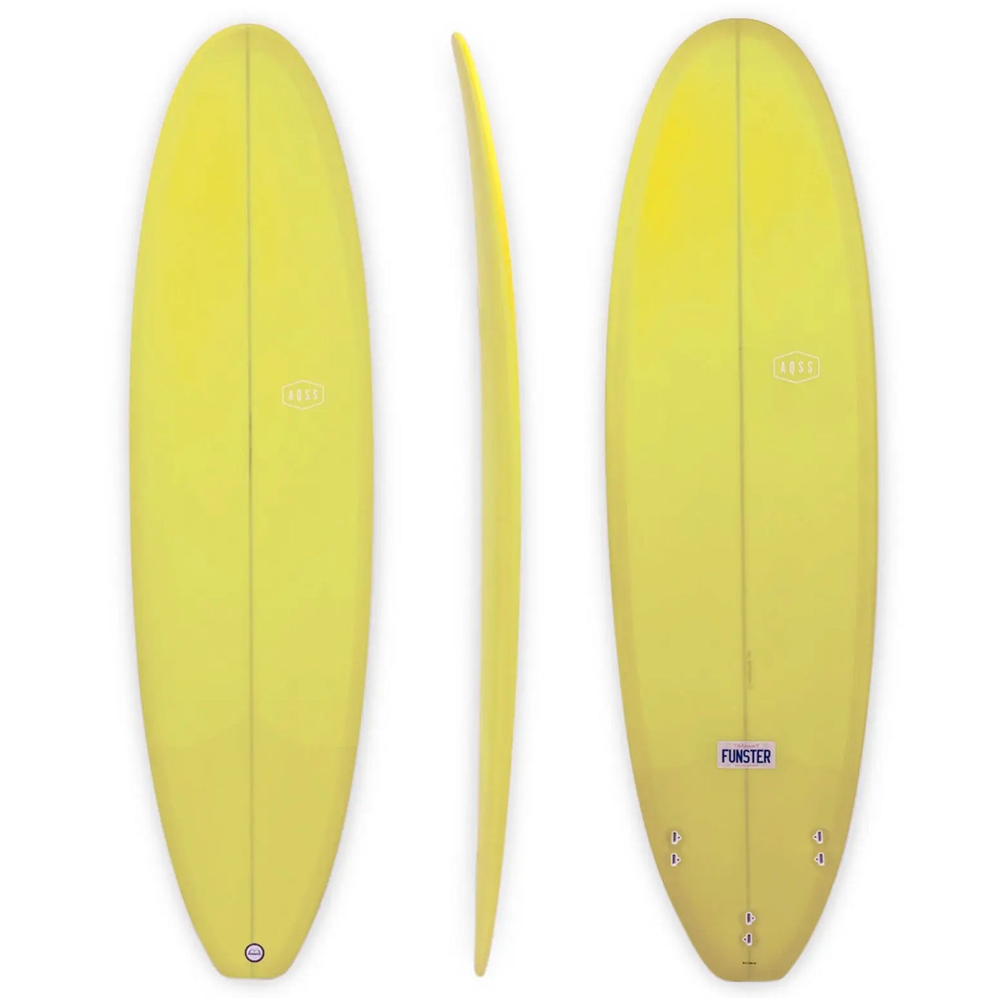 Funster Pine Lime - Mini Mal Surfboard