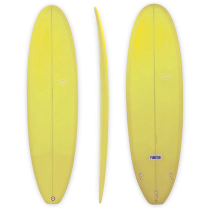 Funster Pine Lime - Mini Mal Surfboard
