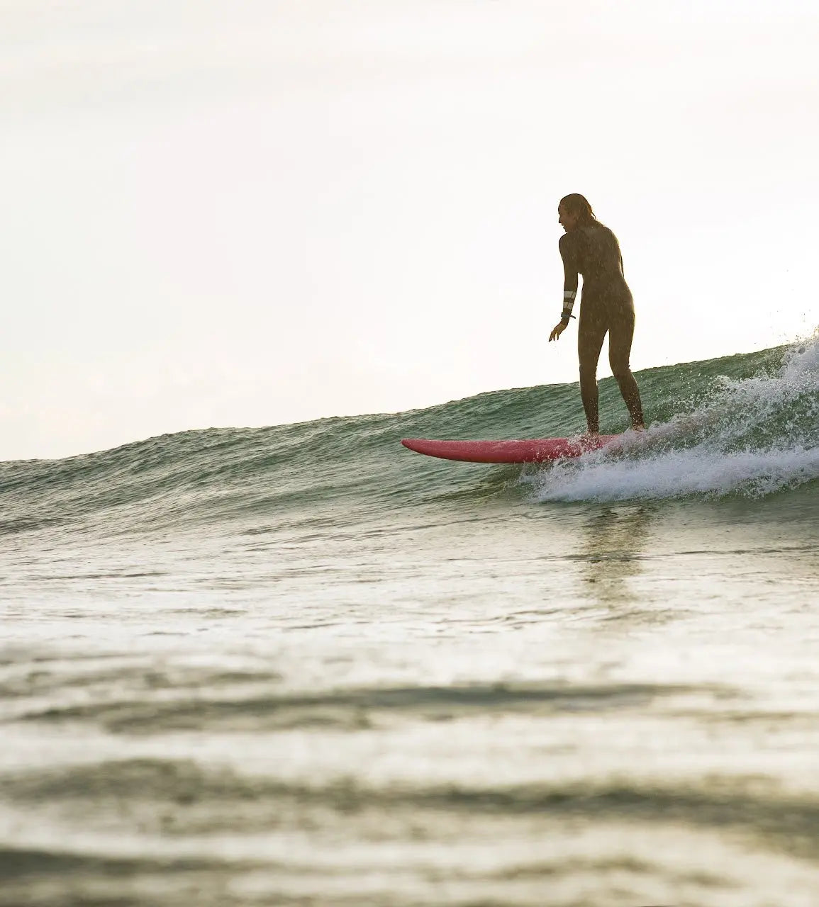 Funster Pine Lime - Mini Mal Surfboard