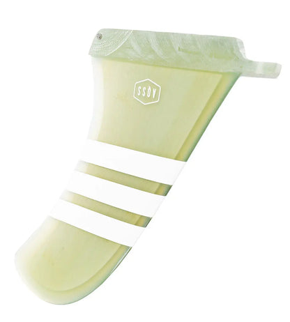 AQSS Single Fin - Retro Hatched 9"