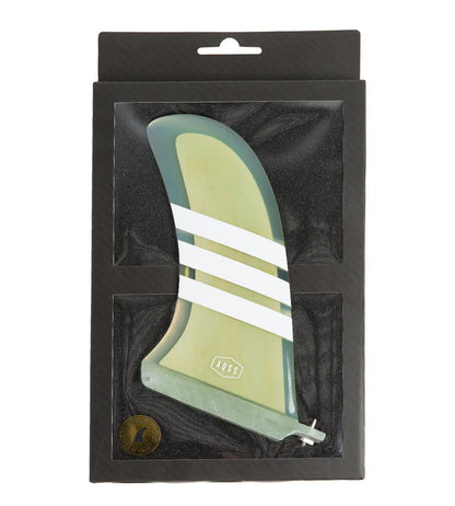 AQSS Single Fin - Retro Hatched 9"