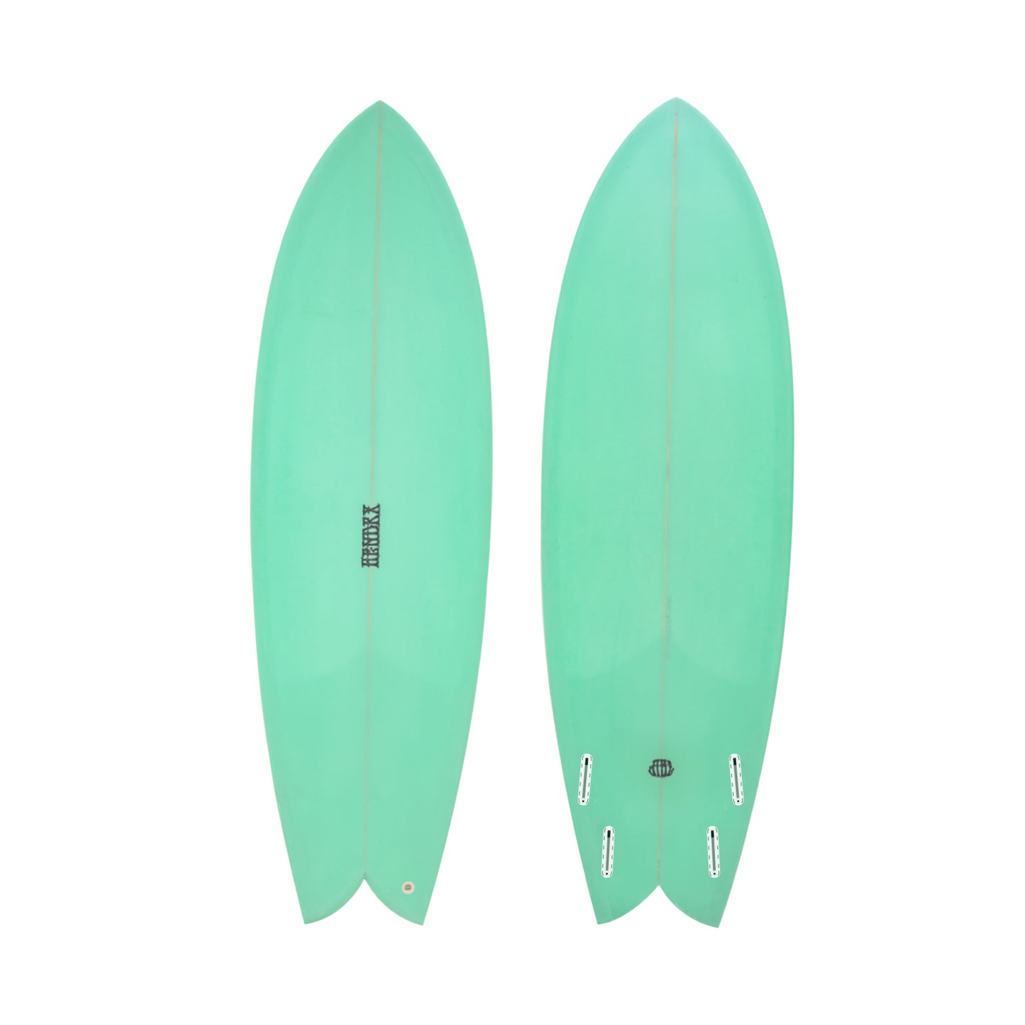Hendrx Retro Fish V2 - Pastel Green