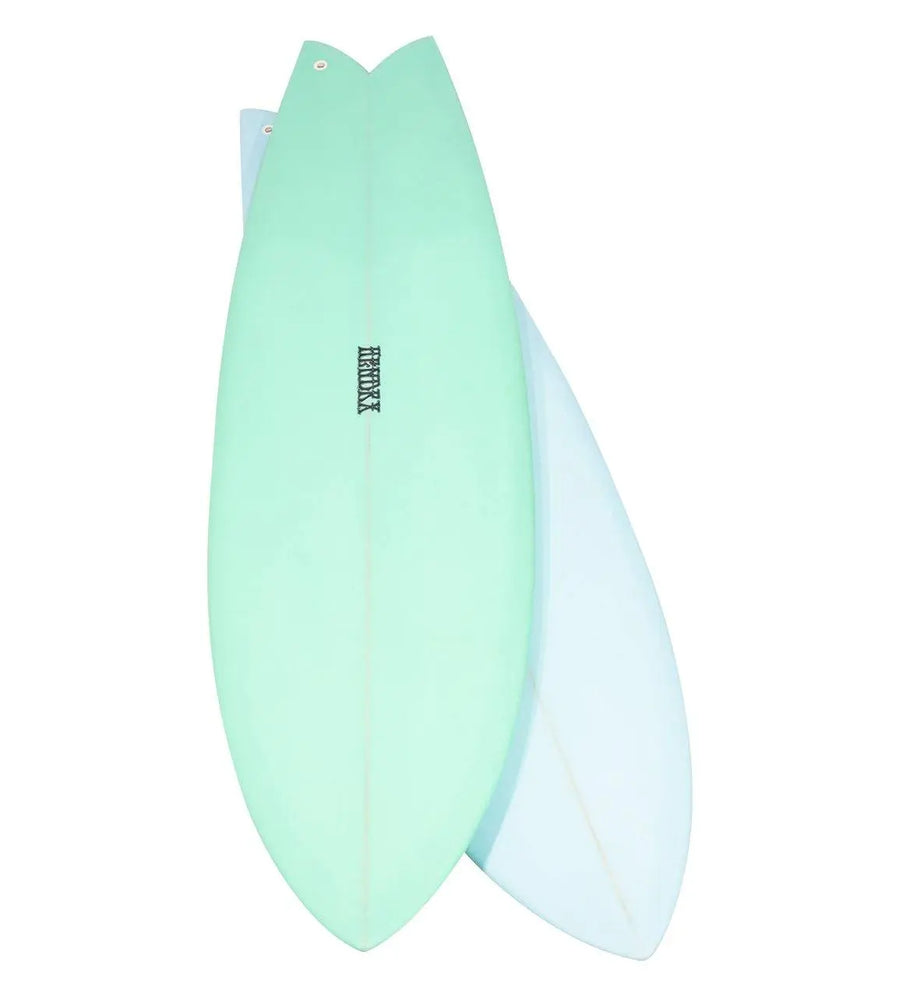 Hendrx Retro Fish - Pastel Green Surfboard