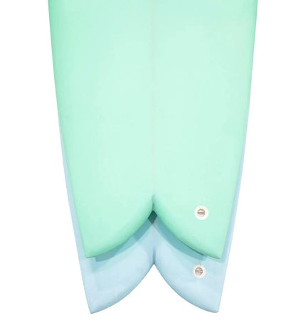 Hendrx Retro Fish - Pastel Green Surfboard