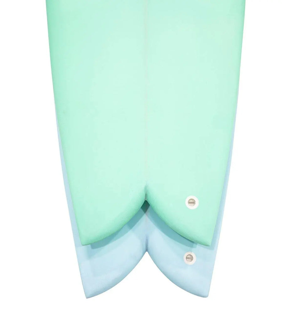 Hendrx Retro Fish - Pastel Green Surfboard