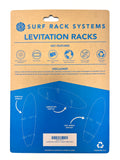 Clear Levitation Surfboard Wall Rack