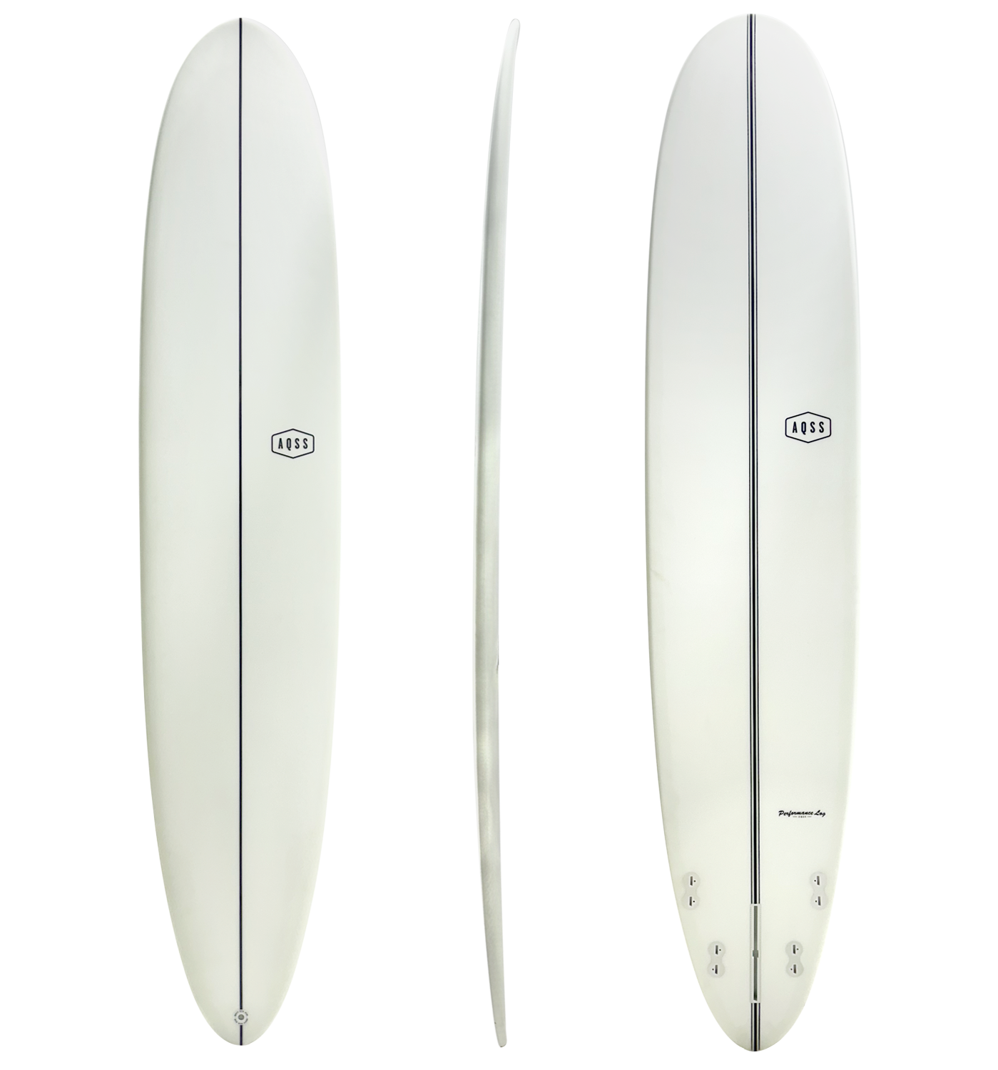 AQSS Performance Log Longboard EPS - Clear 9'1