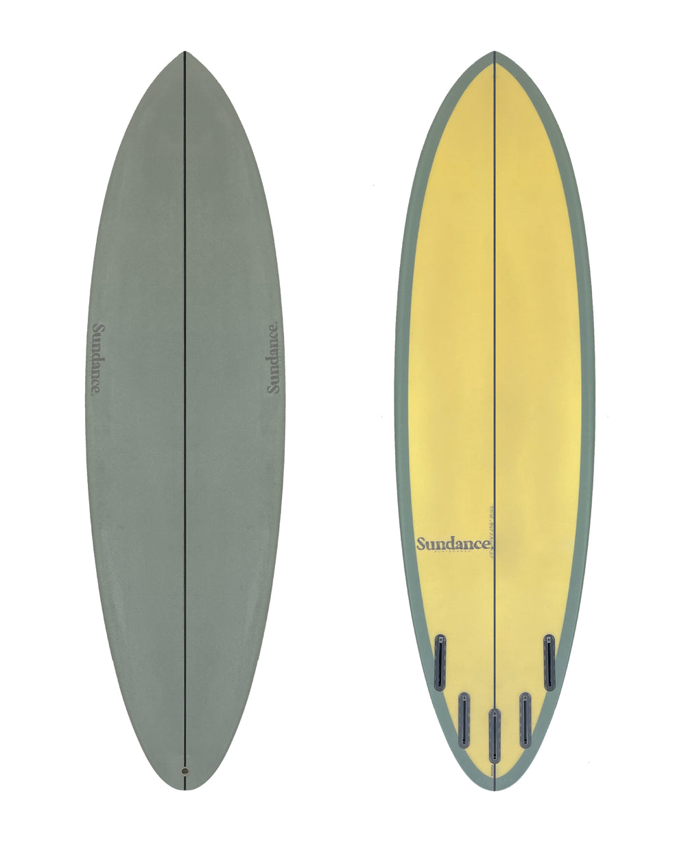 SUNDANCE Modern Midlength Yellow/Grey The Surfboard Warehouse Australia