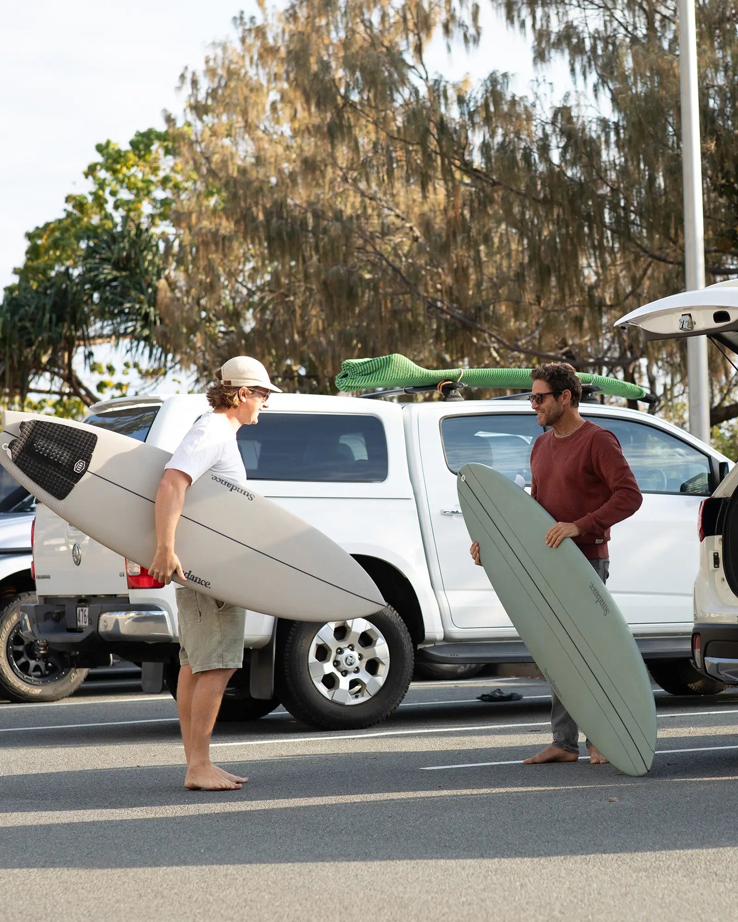 Sundance Modern Midlength - Yellow/Grey Surfboard