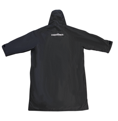 Coastlines Surf Change Robe Black/Red