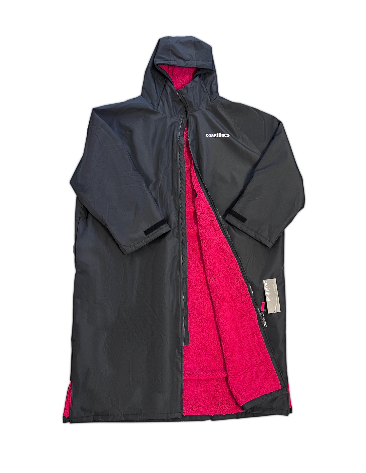 Coastlines Surf Change Robe Black/Red