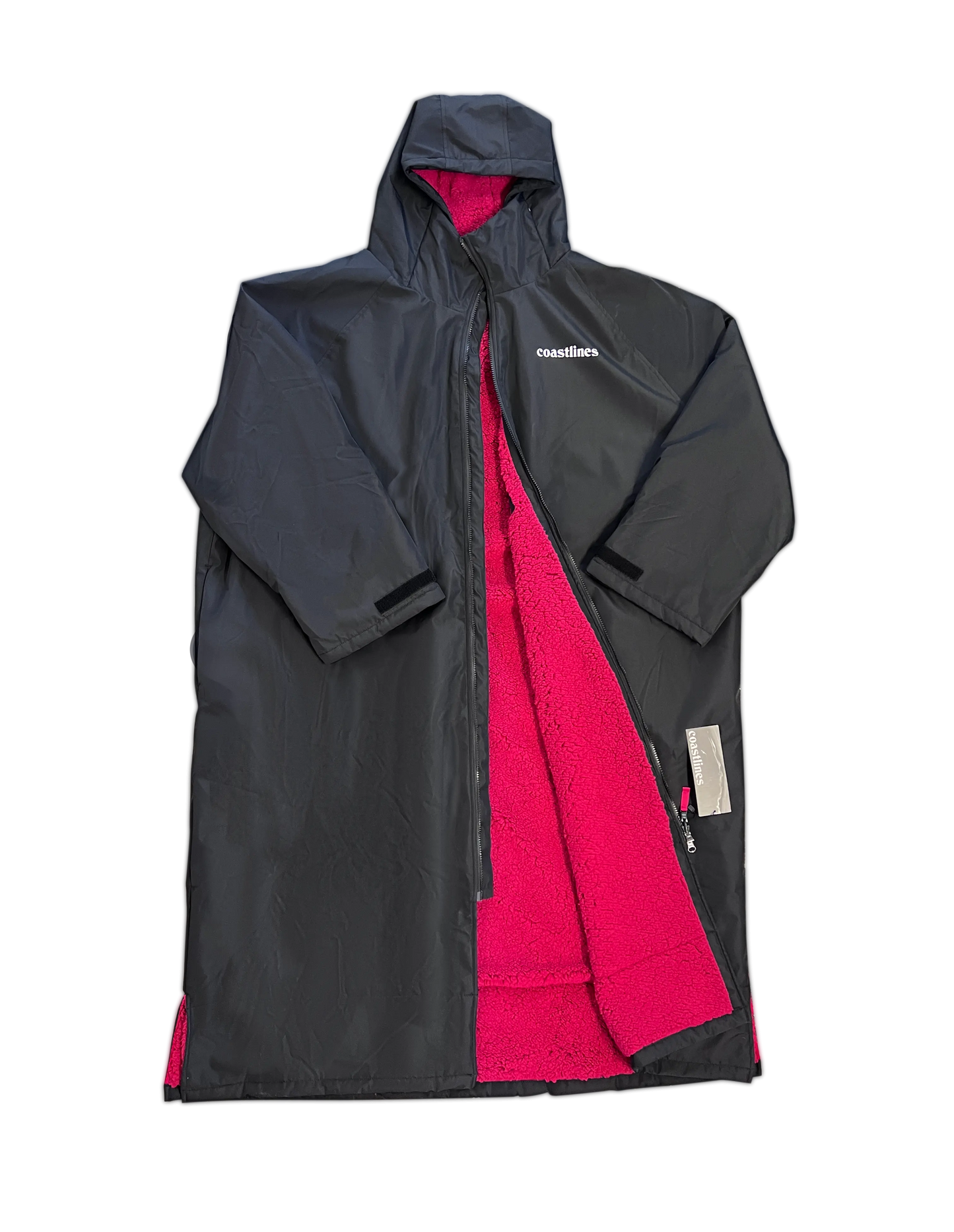 Coastlines Surf Change Robe Black/Red