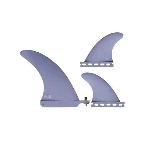 AQSS 2+1 Fin Set - Violet 7" + Single Tab 4"