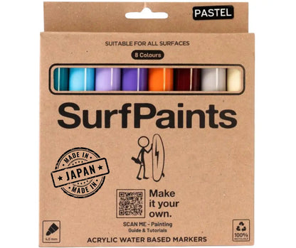 Pastel Acrylic Paint Pens - 4mm Durable Bullet Nibs for All Surfaces – Premium Japanese Quality