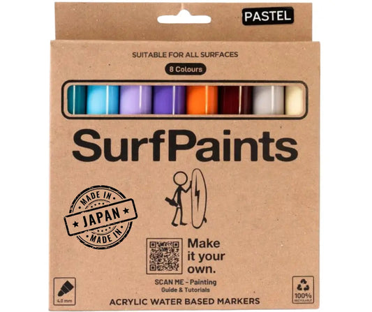 Pastel Acrylic Paint Pens - 4mm Durable Bullet Nibs for All Surfaces – Premium Japanese Quality